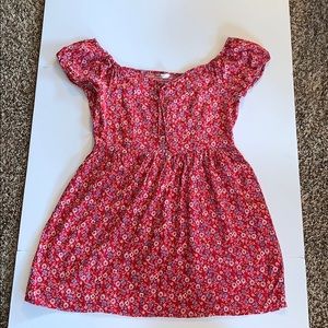 Aeropostale- Red flower dress